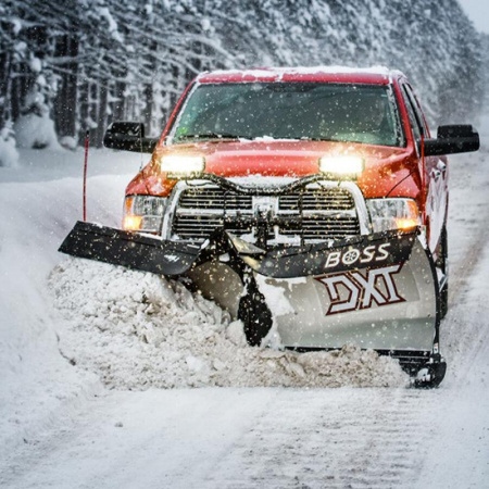 New MSC18292 - BOSS SNOWPLOW 9'2'' STAINLESS STEEL V-DXT V-PLOW