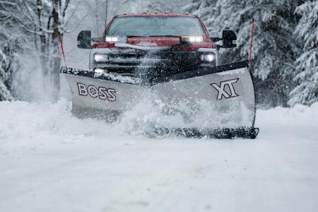 New MSC18782 - BOSS SNOWPLOW RT3 8'2'' STAINLESS V-XT V-PLOW with Cold Front