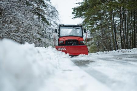 New STB12470 - BOSS SNOWPLOW 6'0'' STRAIGHT BLADE POLY UTV PLOW (UTV-ATV)