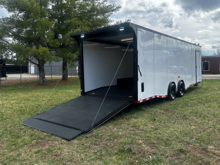 New 2026 Luxe 8.5x28 Race Trailer -Finished Interior-7000LB Spread Torsion-Heavy Duty Ramp