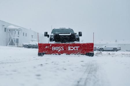 New STB19200 - BOSS SNOWPLOW 8'-10' STRAIGHT BLADE EXT with cold front