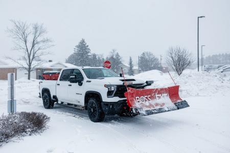 New STB19200 - BOSS SNOWPLOW 8'-10' STRAIGHT BLADE EXT with cold front