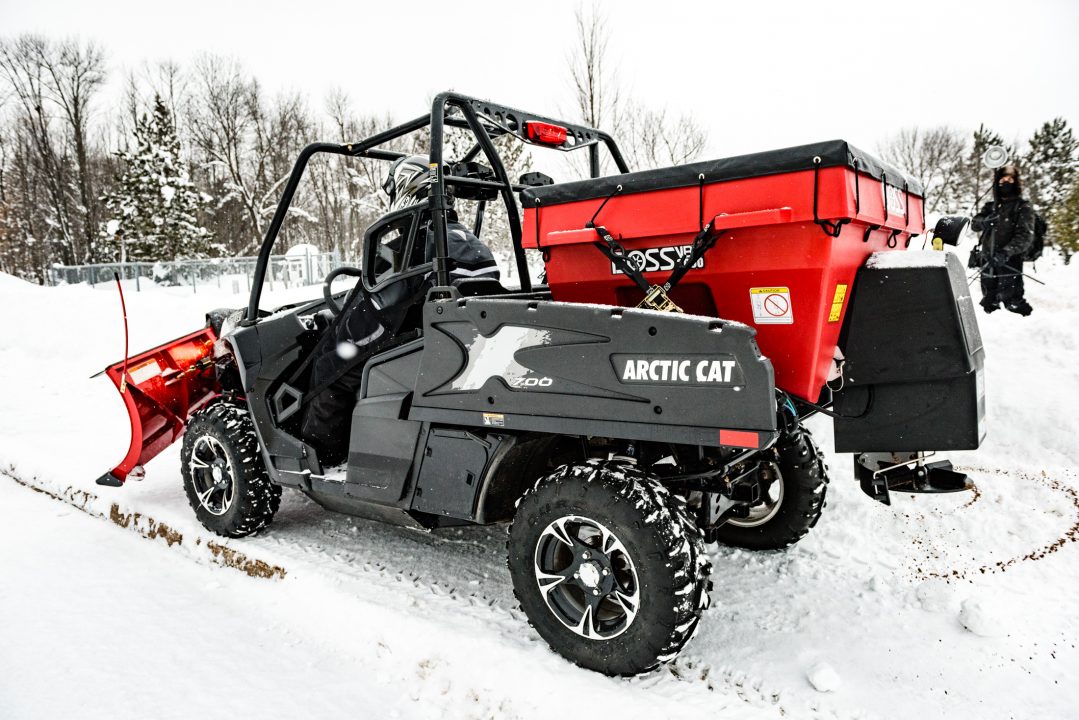 New BOSS SNOWPLOW VBX3000 SALT SPREADER, (UTV-ATV)