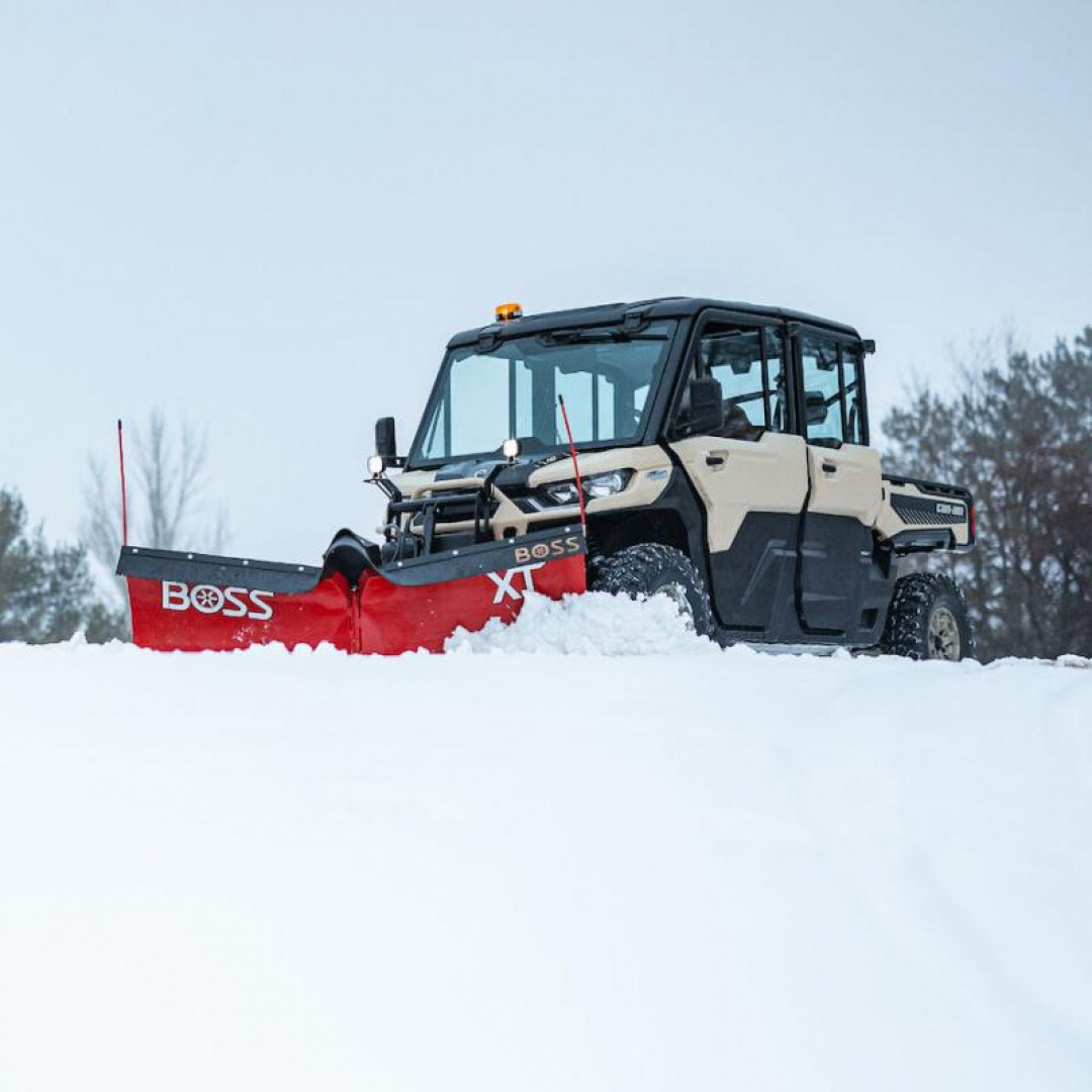 New STB13759B- BOSS SNOWPLOW 4'0'' STRAIGHT POLY UTV PLOW  (UTV-ATV)