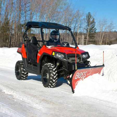 New STB13567B- BOSS SNOWPLOW 5'0'' STRAIGHT POLY UTV PLOW  (UTV-ATV)
