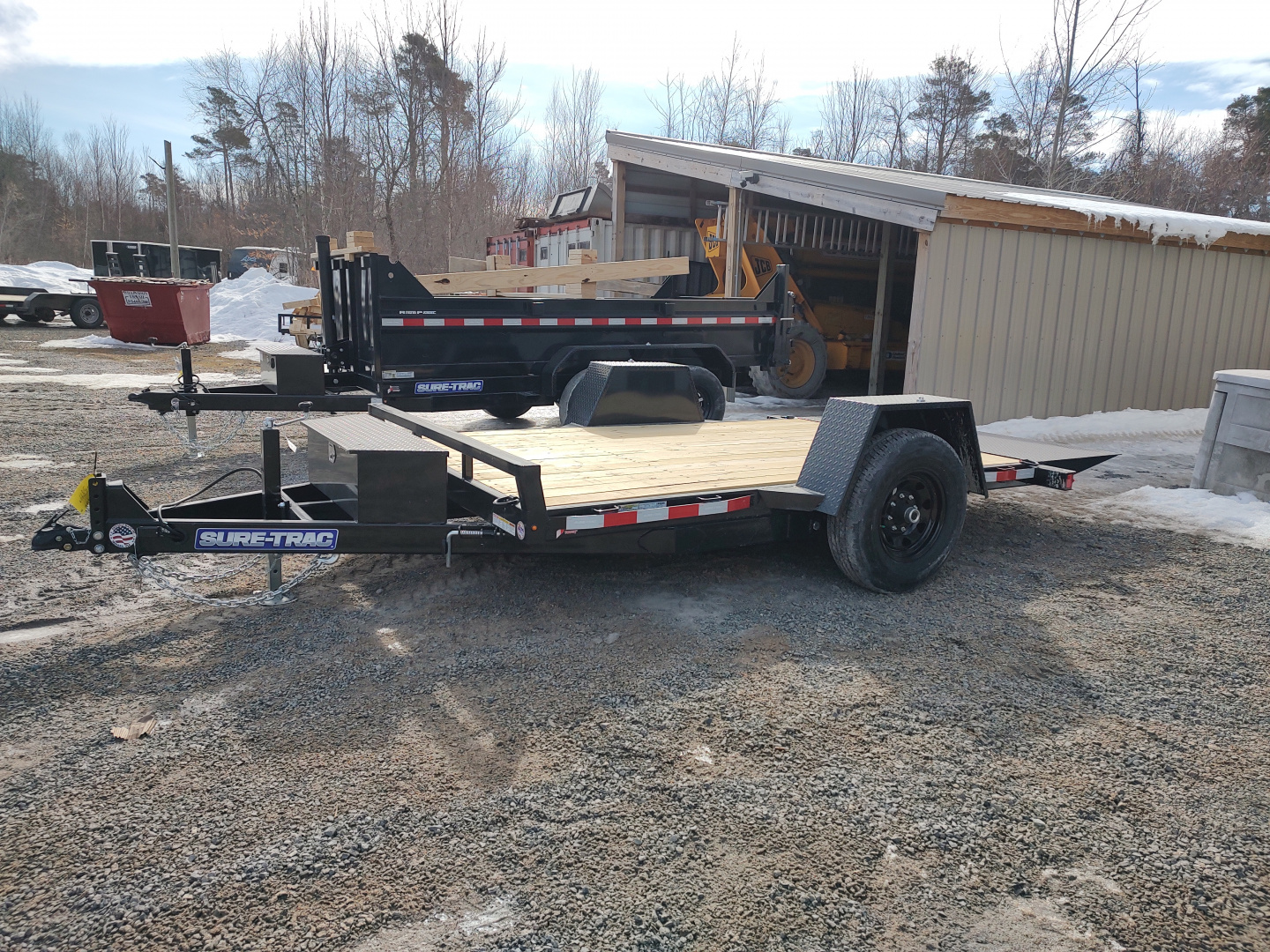 New 2026 Sure-Trac 6.5'X12' Gravity Tilt Bed Equipment Trailer