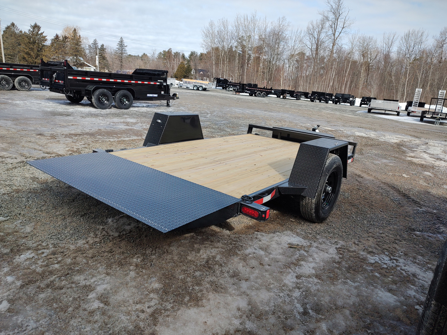 New 2026 Sure-Trac 6.5'X12' Gravity Tilt Bed Equipment Trailer