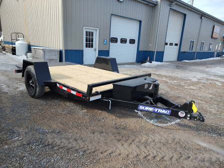 New 2026 Sure-Trac 6.5'X12' Gravity Tilt Bed Equipment Trailer