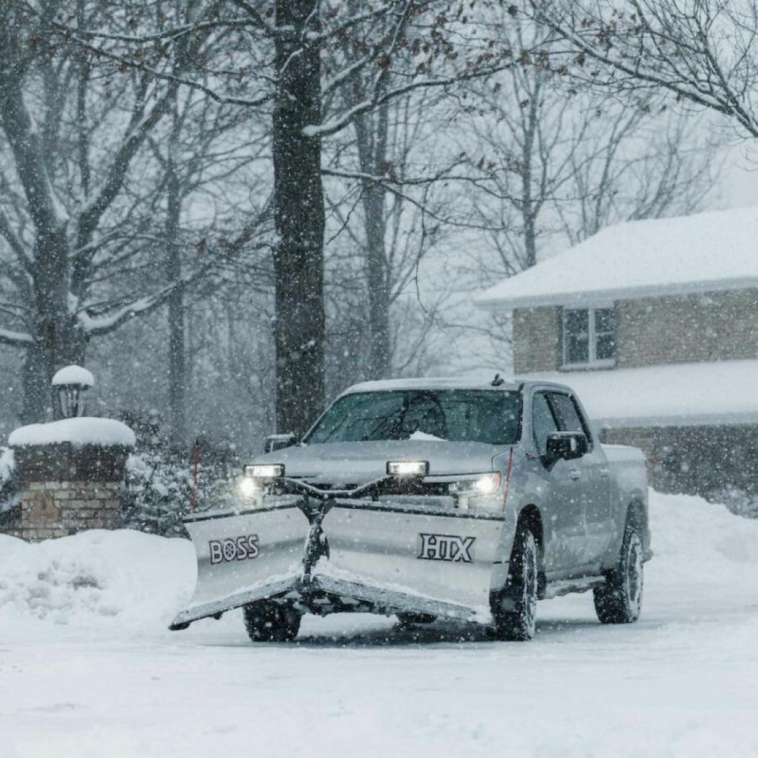 New MSC27676 - BOSS SNOWPLOW 7'6'' STAINLESS STEEL,  HTX V-PLOW