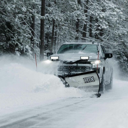 New MSC27676 - BOSS SNOWPLOW 7'6'' STAINLESS STEEL,  HTX V-PLOW