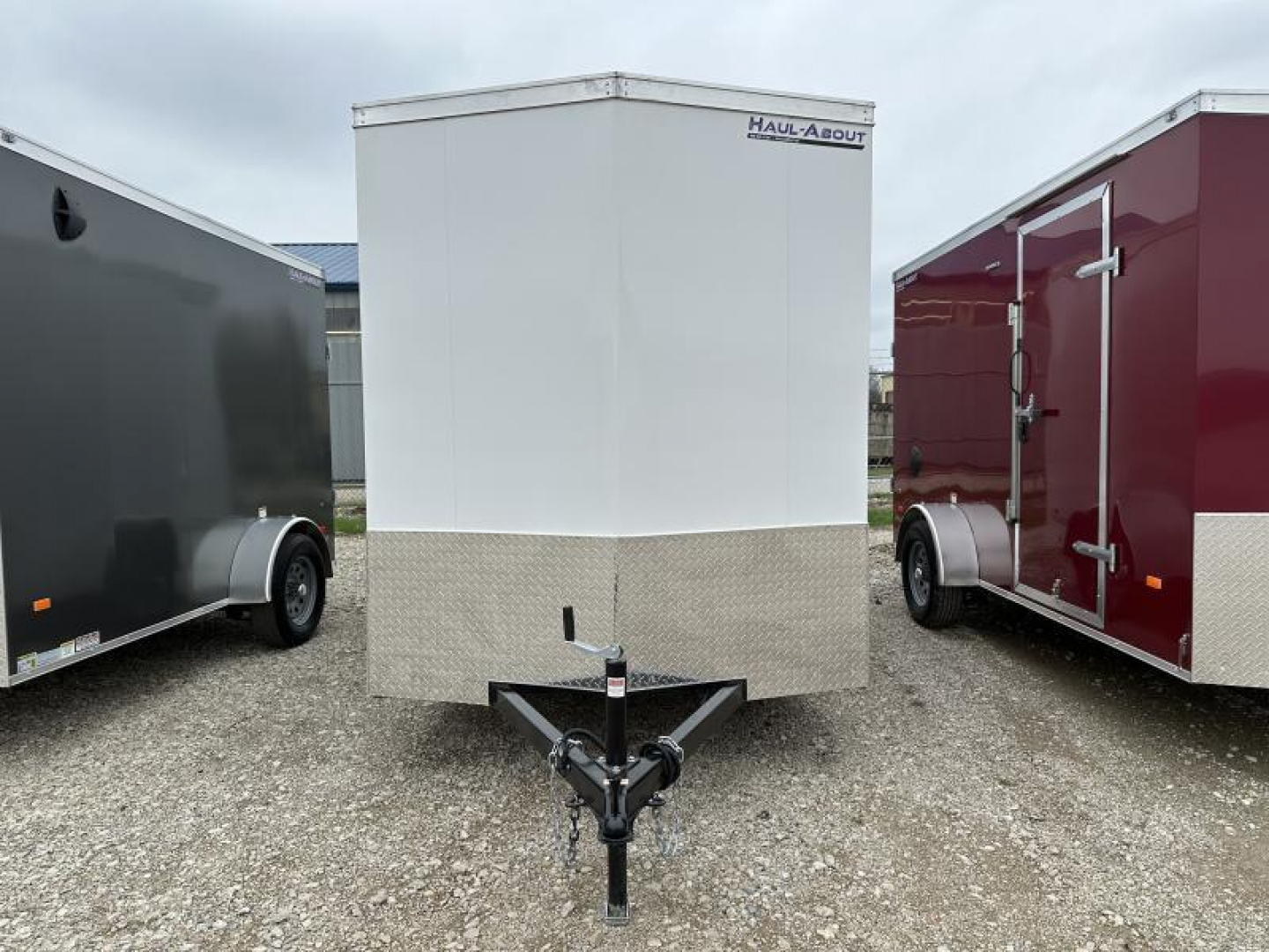 New 2025 HAUL-ABOUT 6x12 BOBCAT - WHITE