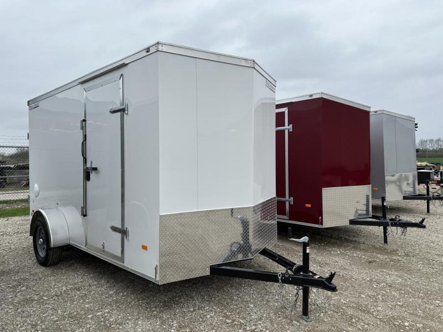 New 2025 HAUL-ABOUT 6x12 BOBCAT - WHITE