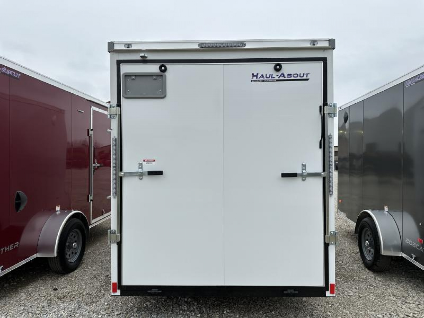 New 2025 HAUL-ABOUT 6x12 BOBCAT - WHITE