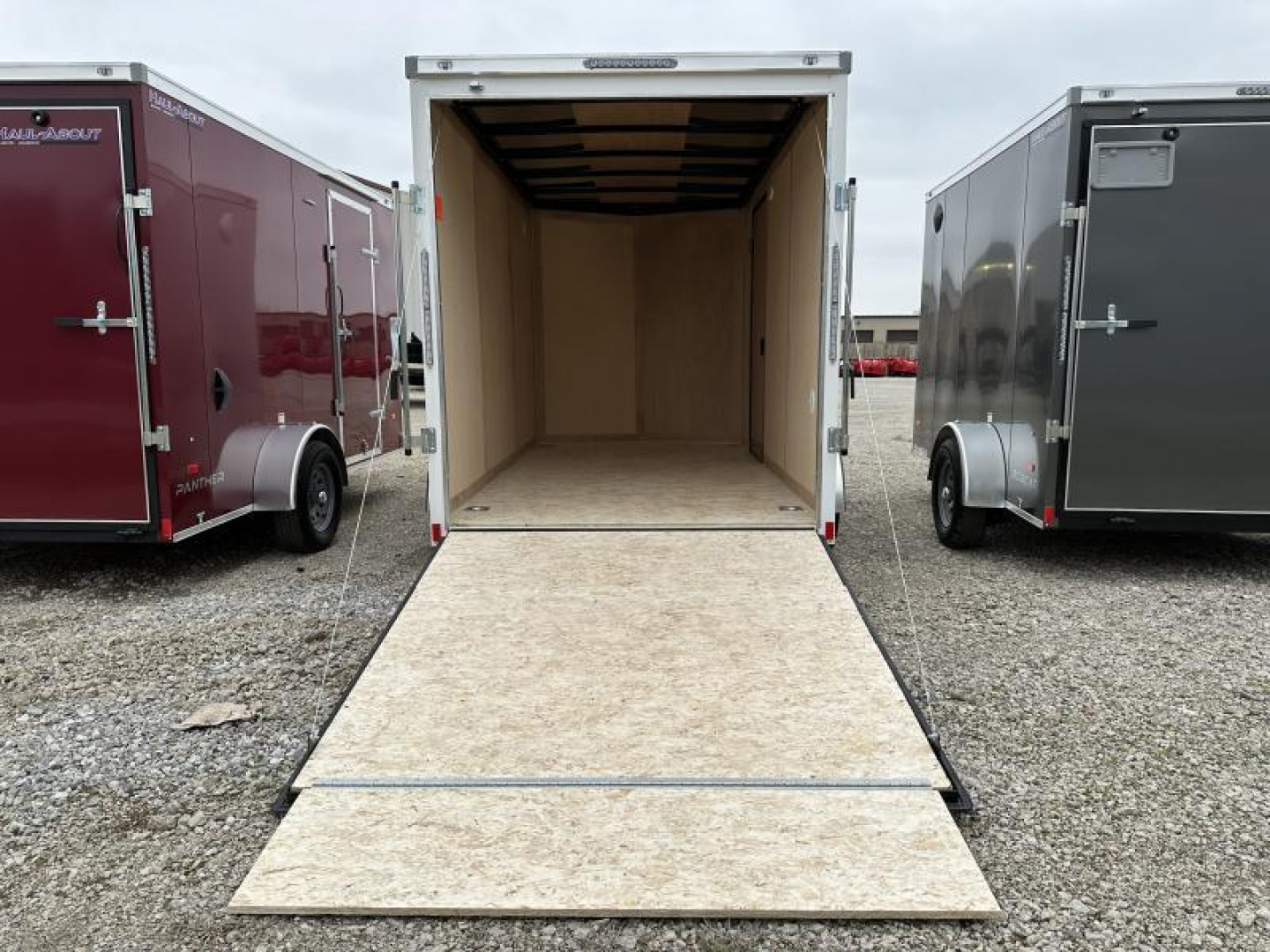 New 2025 HAUL-ABOUT 6x12 BOBCAT - WHITE