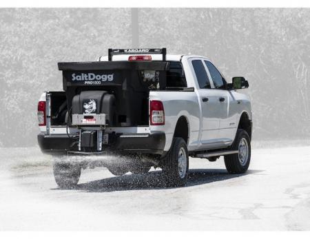 New Buyers PRO1500 1.5 Cubic Yard Electric Poly Hopper Spreader - Auger Salt Spreader