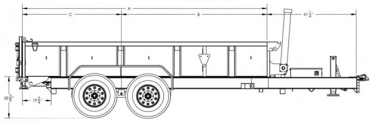 New 2026 Big Tex Trailers 14TD-14 Dump Trailer