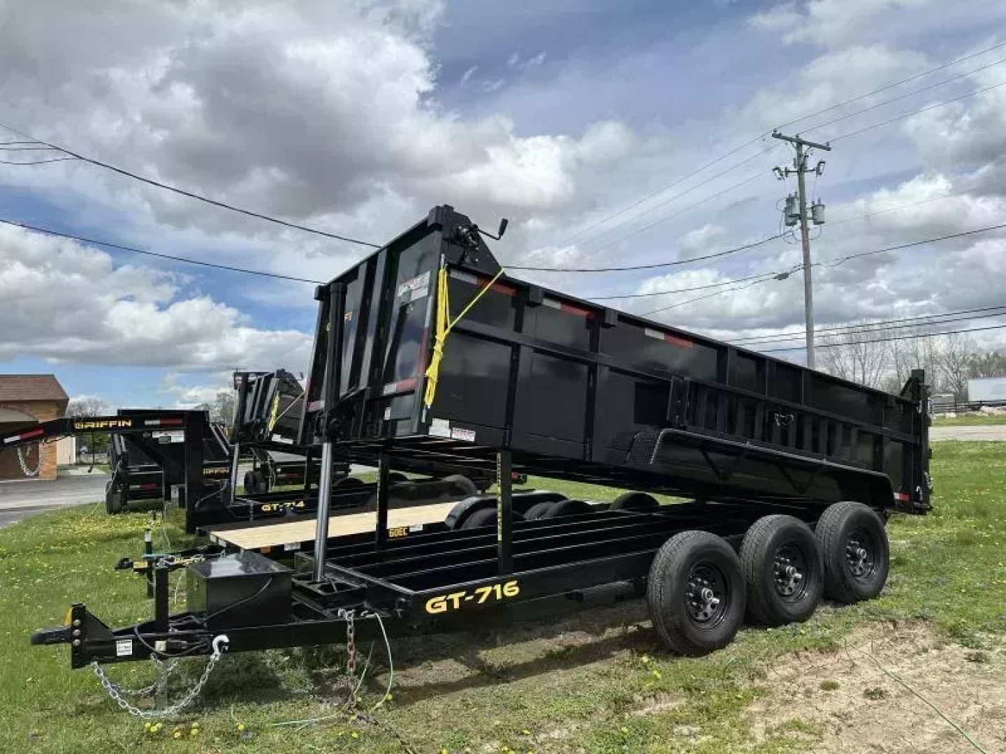 New 2026 GRIFFIN 7x16  GT714 TRI-AXLE TELESCOPIC DUMP 21K