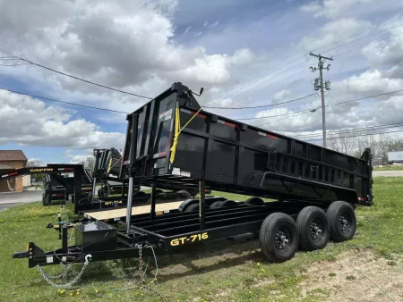 New 2026 GRIFFIN 7x16  GT714 TRI-AXLE TELESCOPIC DUMP 21K