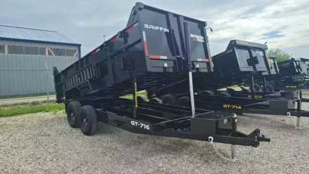 New 2026 GRIFFIN 7x16  GT716 14K 3' HIGH SIDE TELESCOPIC DUMP