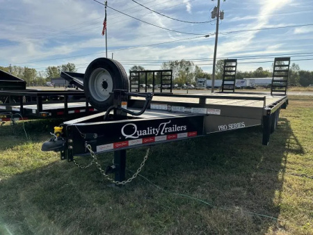New 2026 Quality 17k 96" x 23' (19'+4' Dove Tail) Deckover Trailer