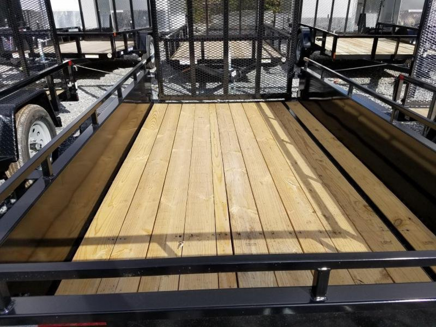 New 5 x 10 Sure-Trac 14" Steel High Side Landscape Trailer 3k