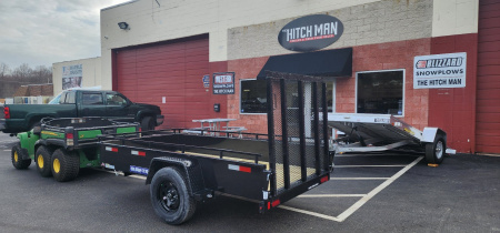 New 5 x 10 Sure-Trac 14" Steel High Side Landscape Trailer 3k