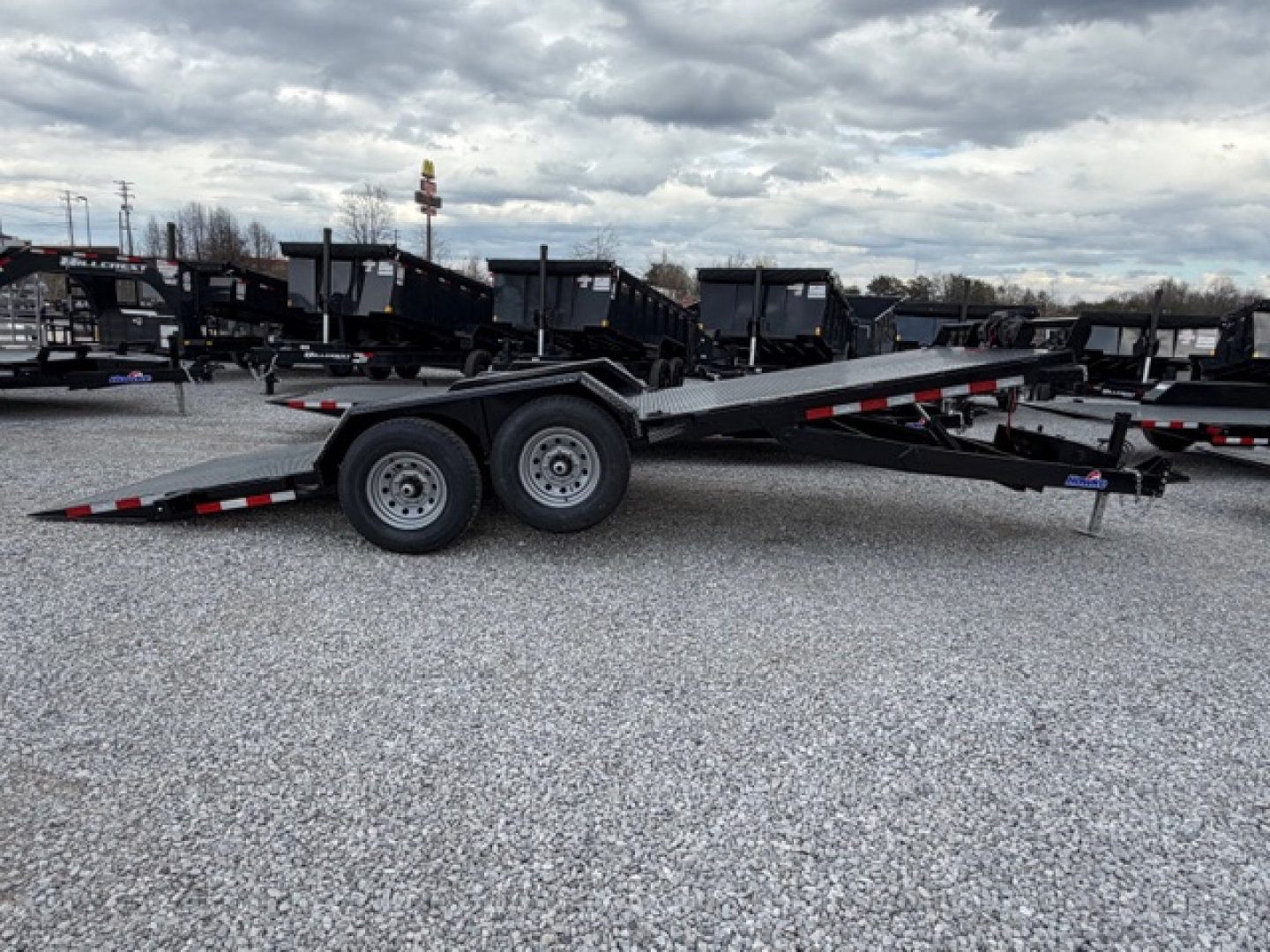 New Hawke Car Hauler/Equipment 7x20 12k Tilt W/ Winch