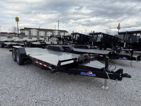 New Hawke Car Hauler/Equipment 7x20 12k Tilt W/ Winch