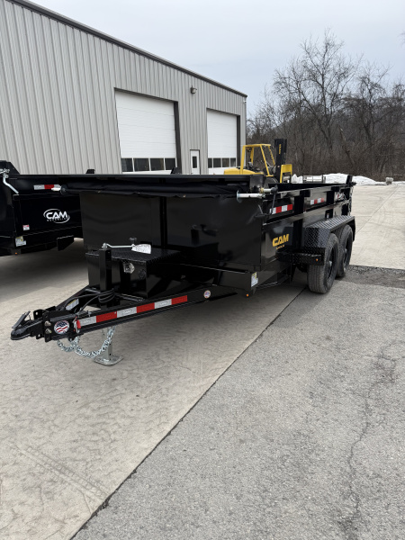 New 2026 CAM 6X12-10K DUMP TRAILER W/ RAMPS - TARP