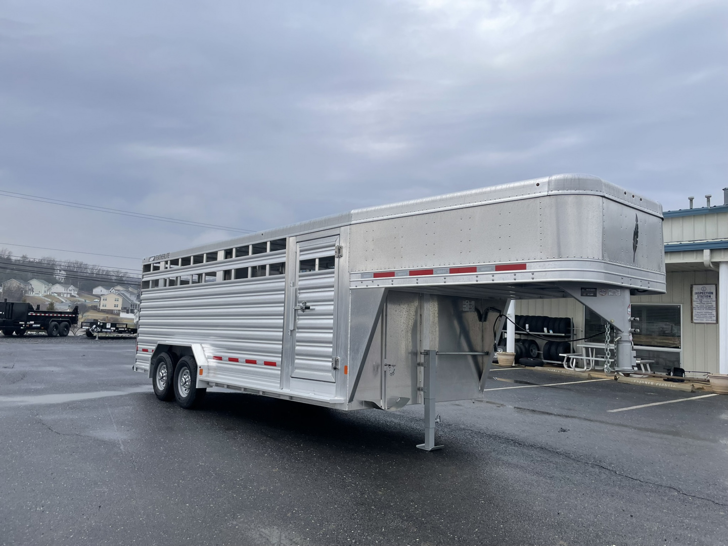New 2026 Featherlite Trailers 7'6"X20'X6'6" Stock / Stock Combo Trailer