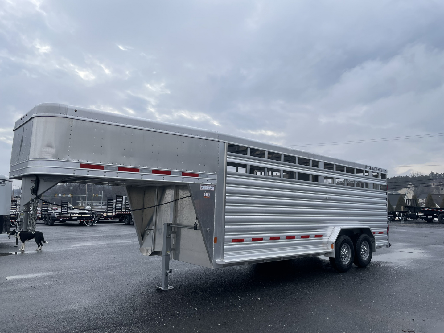 New 2026 Featherlite Trailers 7'6"X20'X6'6" Stock / Stock Combo Trailer