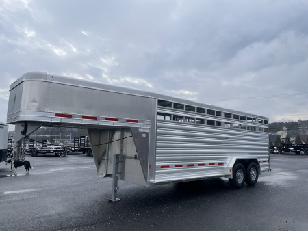 New 2026 Featherlite Trailers 7'6"X20'X6'6" Stock / Stock Combo Trailer