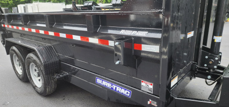 New 7 x 14 Sure-Trac Low-Pro Telescopic Dump Trailer 14k