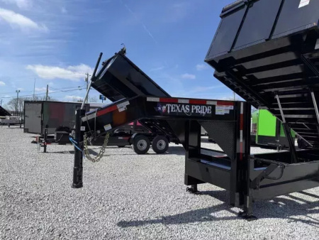 New 2026 Texas Pride Trailers 8x20 (4FT WALLS) GOOSENECK DUMP TRAILER 26K GVWR Dump Trailer