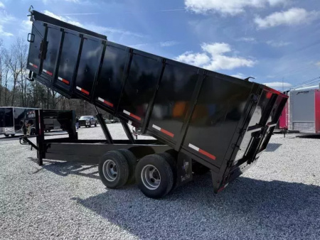 New 2026 Texas Pride Trailers 8x20 (4FT WALLS) GOOSENECK DUMP TRAILER 26K GVWR Dump Trailer