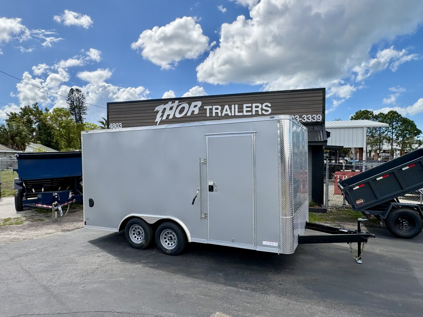 New 2026 Anvil 8.5X16 TA PRO SERIES SILVER 7FT INT HEIGH Cargo / Enclosed Trailer