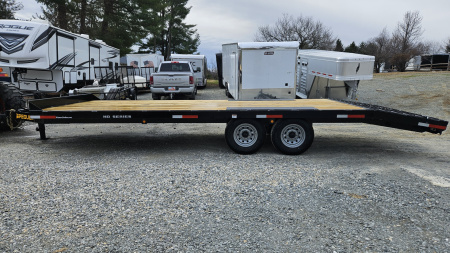 New 2025 Pequea Trailers HDDO 20' LEVELER Deckover Trailer
