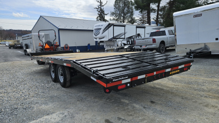 New 2025 Pequea Trailers HDDO 20' LEVELER Deckover Trailer