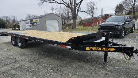 New 2025 Pequea Trailers HDDO 20' LEVELER Deckover Trailer