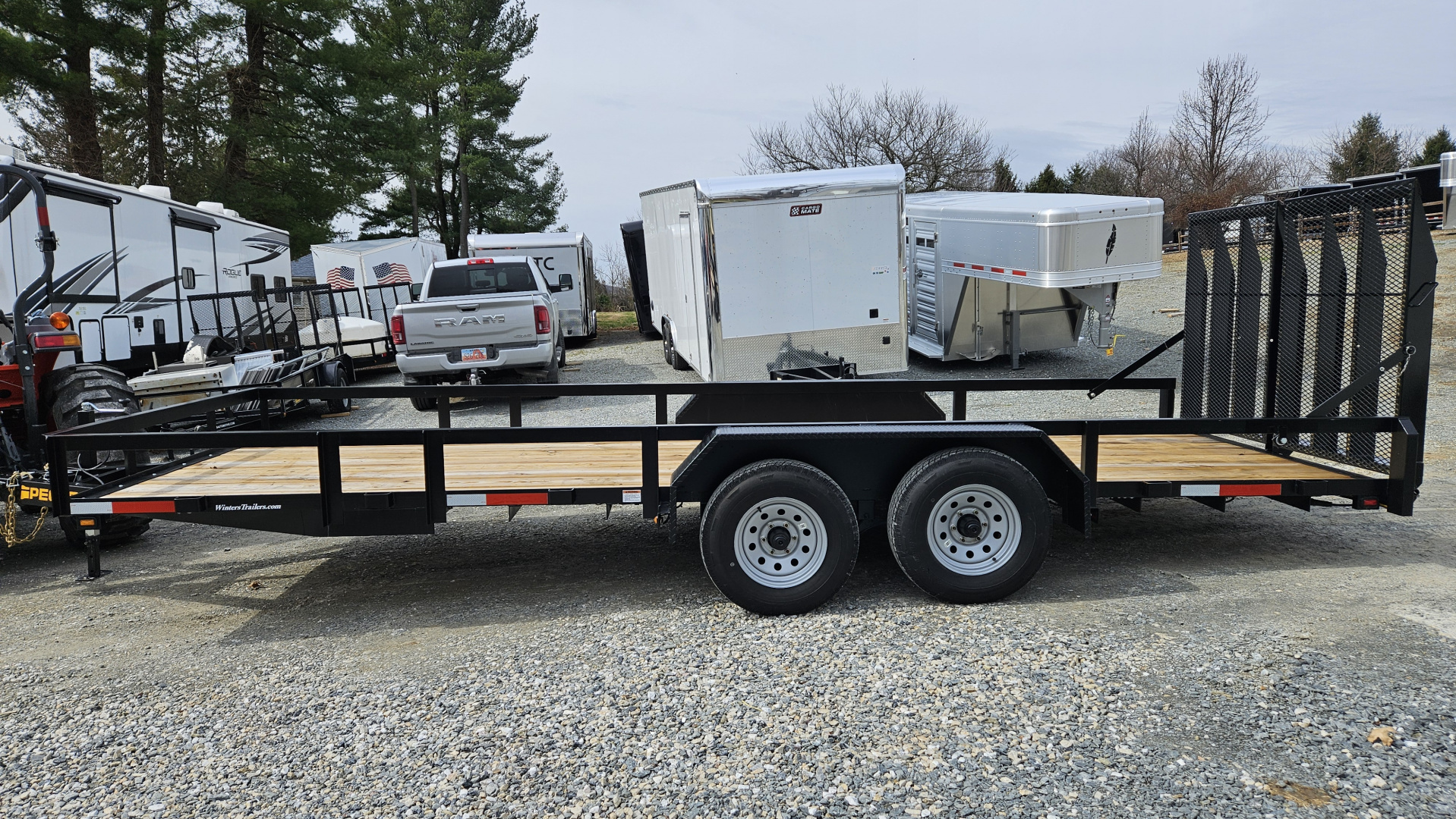 New 2025 Pequea Trailers 80X20TA Utility Trailer