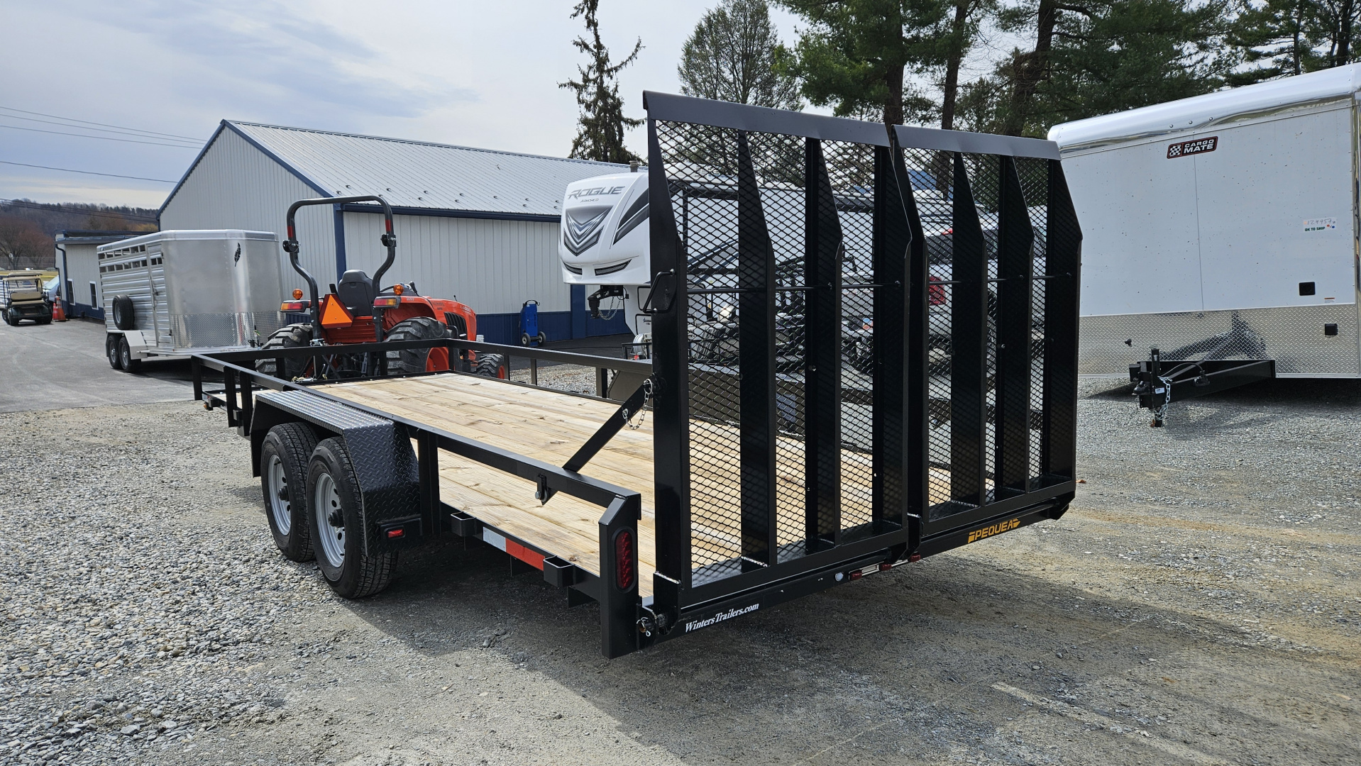 New 2025 Pequea Trailers 80X20TA Utility Trailer