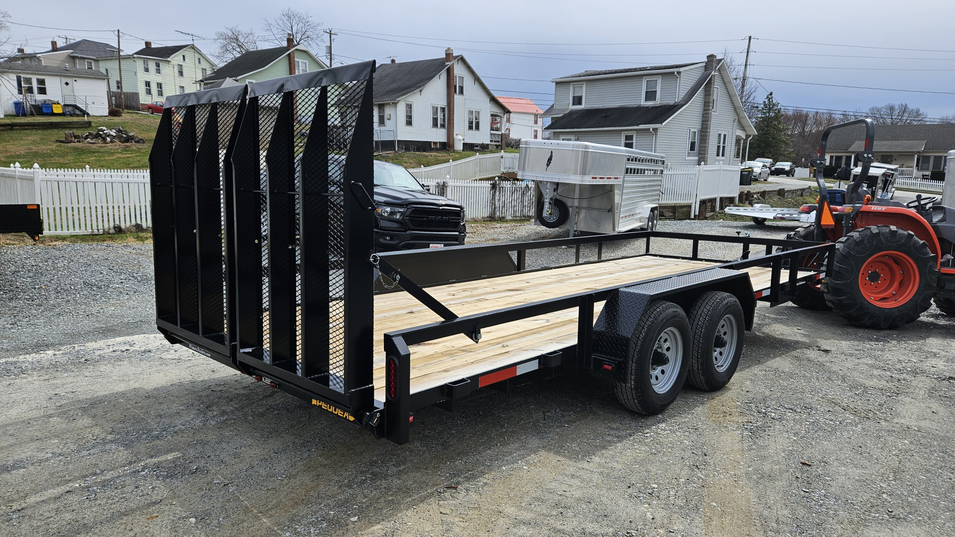 New 2025 Pequea Trailers 80X20TA Utility Trailer