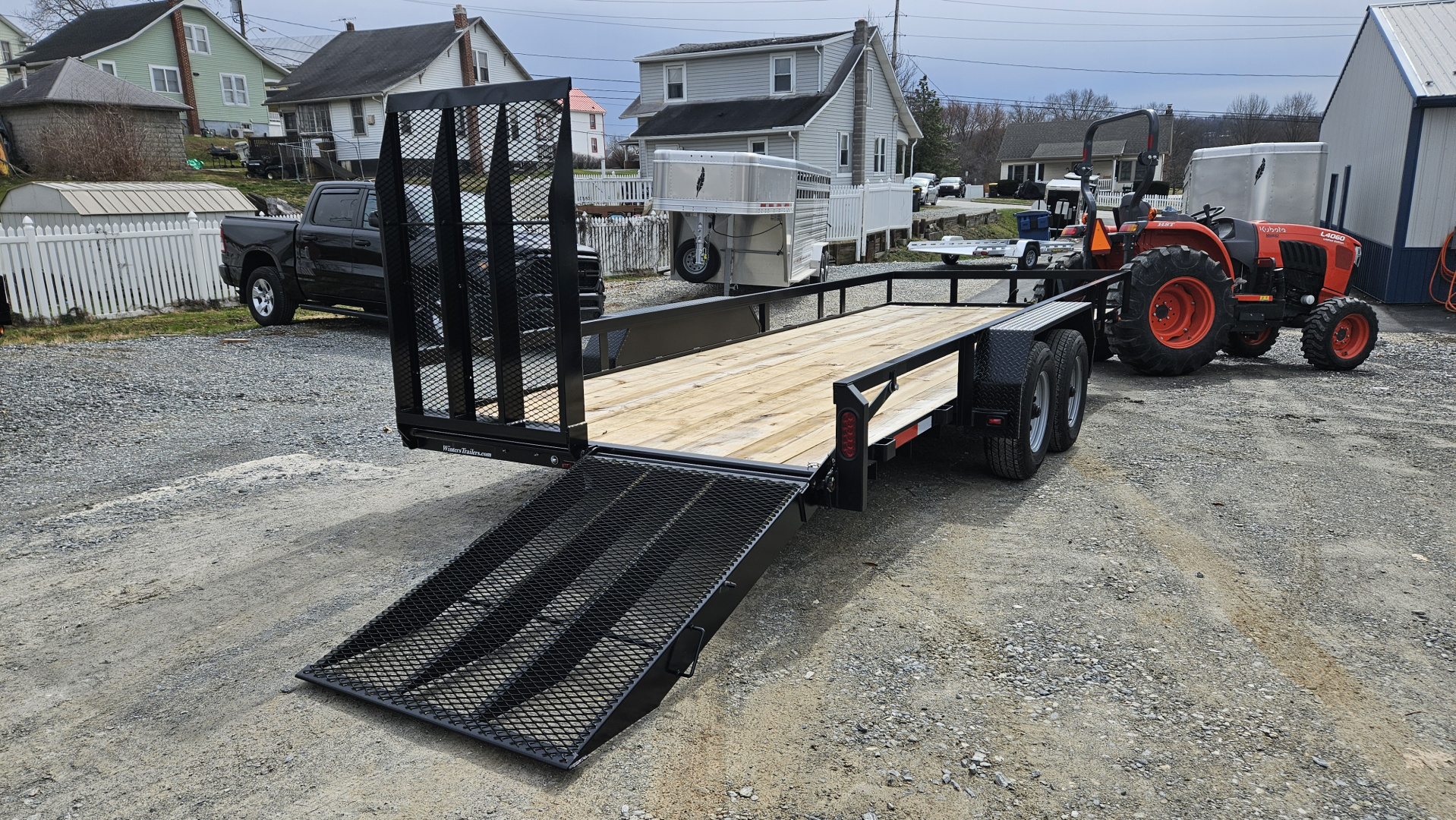 New 2025 Pequea Trailers 80X20TA Utility Trailer