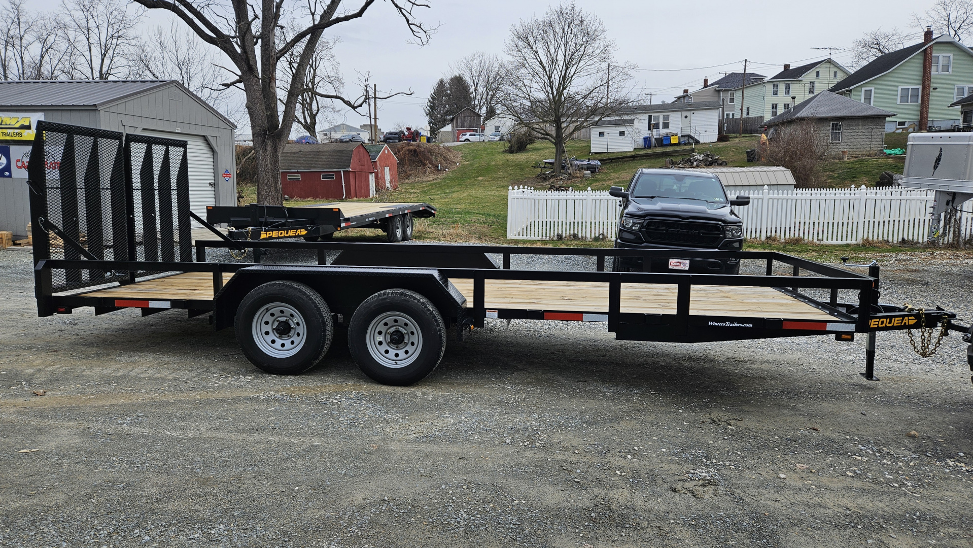 New 2025 Pequea Trailers 80X20TA Utility Trailer