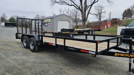New 2025 Pequea Trailers 80X20TA Utility Trailer