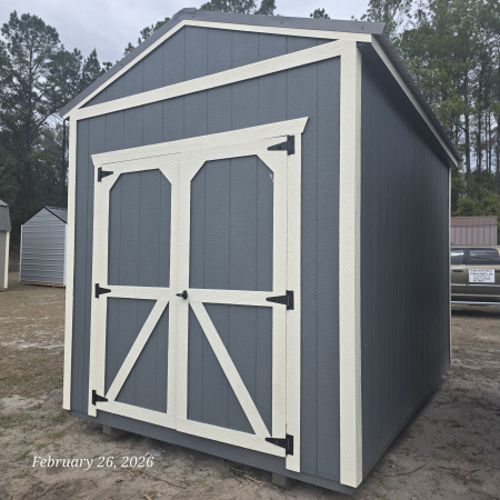 New 2026 Yoder Portable Buildings Garden Utility Shed 8x12
