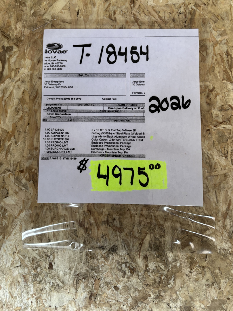 New 2026 Look Trailers 6 x 10 NOVAE Cargo / Enclosed Trailer