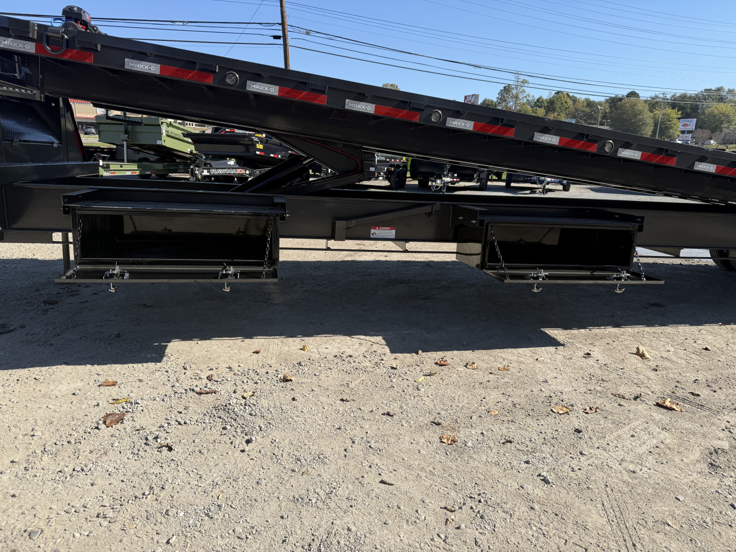 New 2026 MAXX-D TDX 15 TON GOOSE HYD JCK WINCH ADJ SUSP S Equipment Trailer