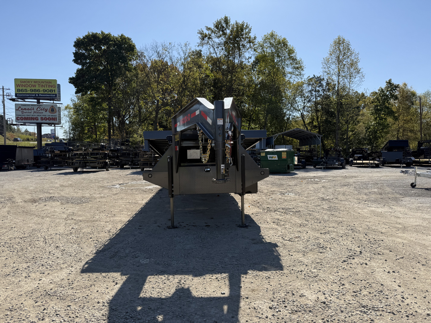 New 2026 MAXX-D TDX 15 TON GOOSE HYD JCK WINCH ADJ SUSP S Equipment Trailer