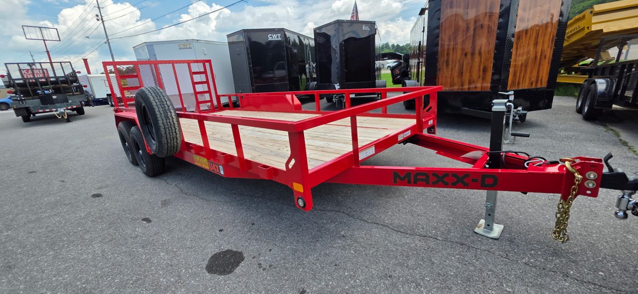 New 2026 MAXX-D U4X 10K 83X18 7K JACK Utility Trailer